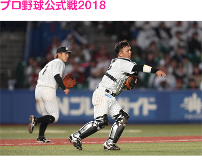 プロ野球公式戦2018　田村龍弘選手　（c）CHIBA LOTTE MARINES